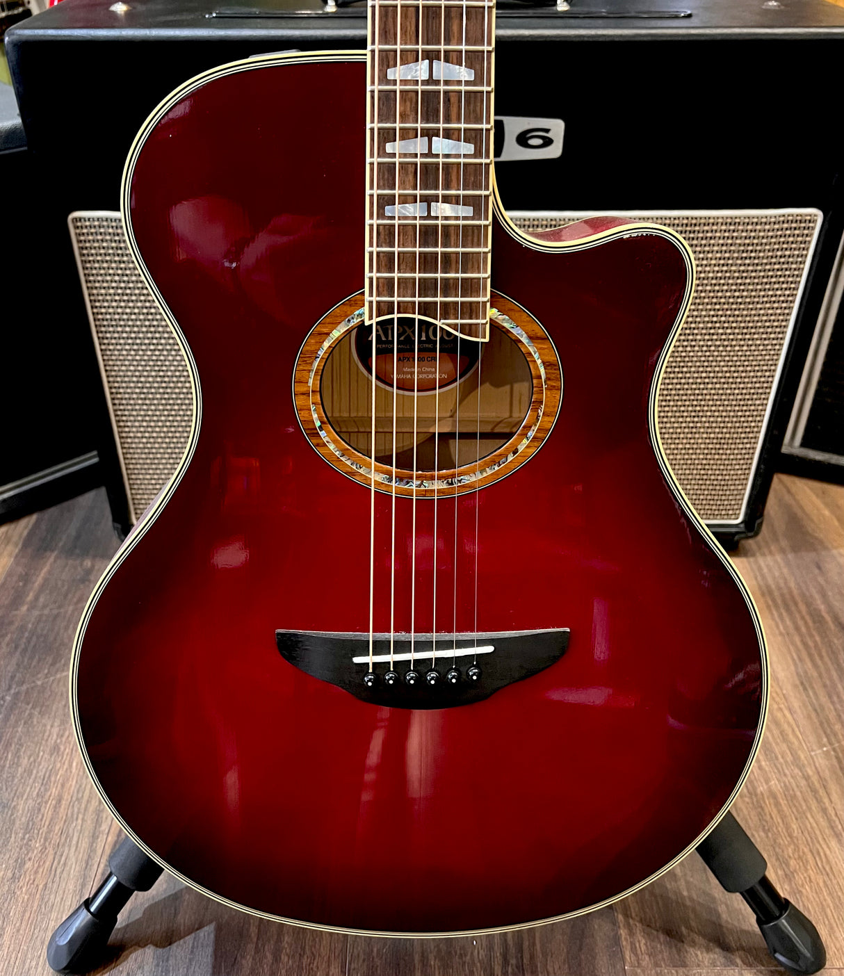 Yamaha APX1000 Electro Acoustic Crimson Red Burst (Pre-Owned)
