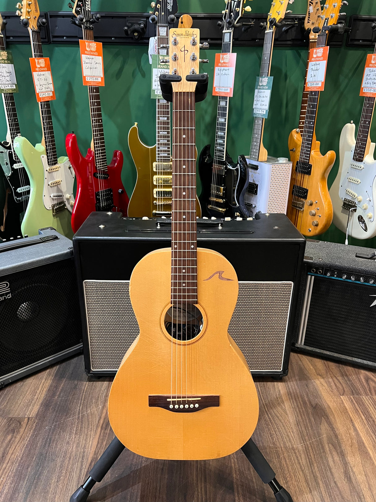 Simon & Patrick Trek Parlour Electro Acoustic Natural (Pre-Owned) - Music Vault