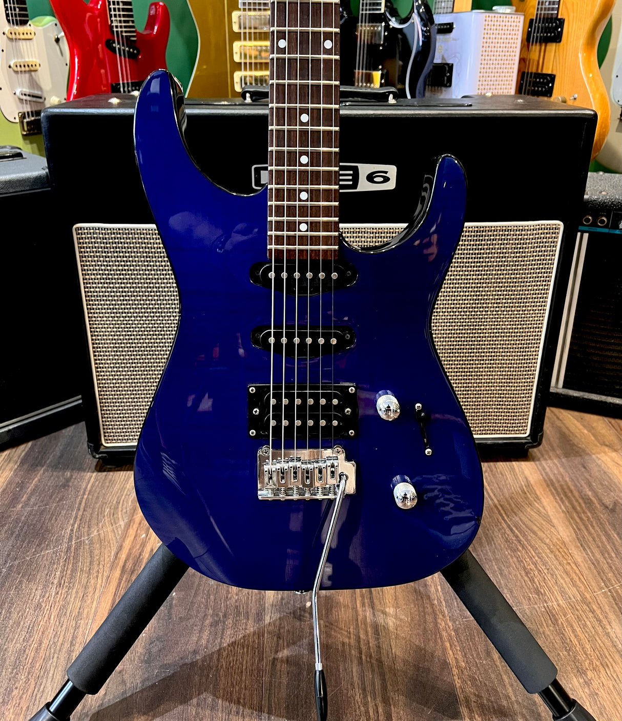 Jackson JS20 dinky Blue (Pre-Owned) - Music Vault