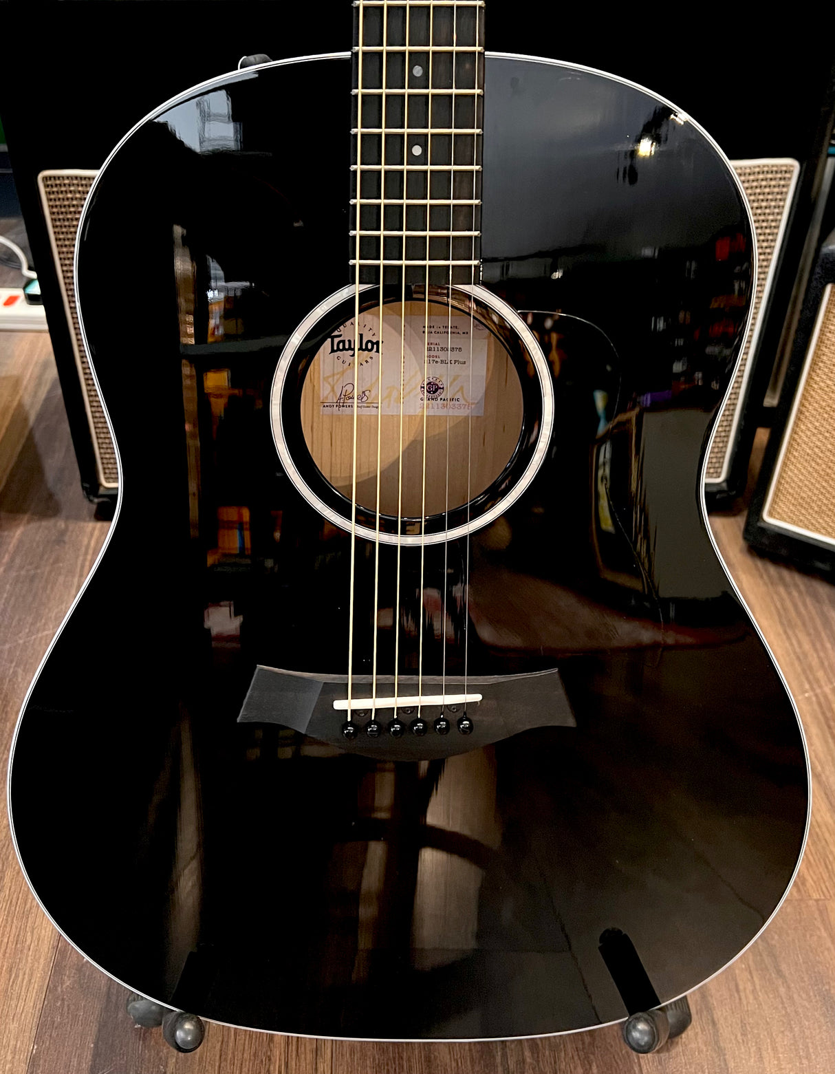 Taylor 217e-BLK Plus Electro Acoustic Black (Pre-Owned) - Music Vault
