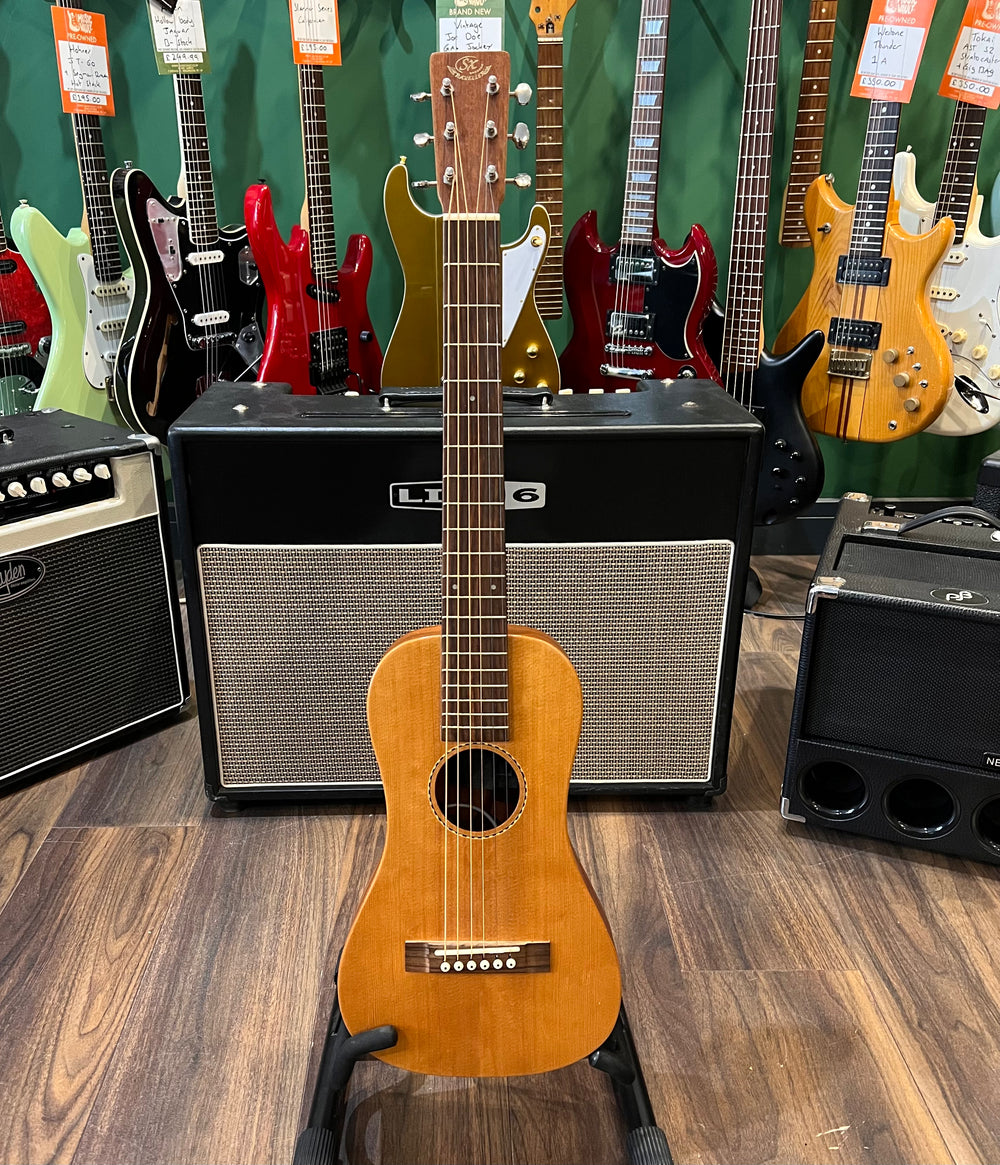SX TG1 Travel Acoustic Guitar + Fishman Sonitone (Pre-Owned)