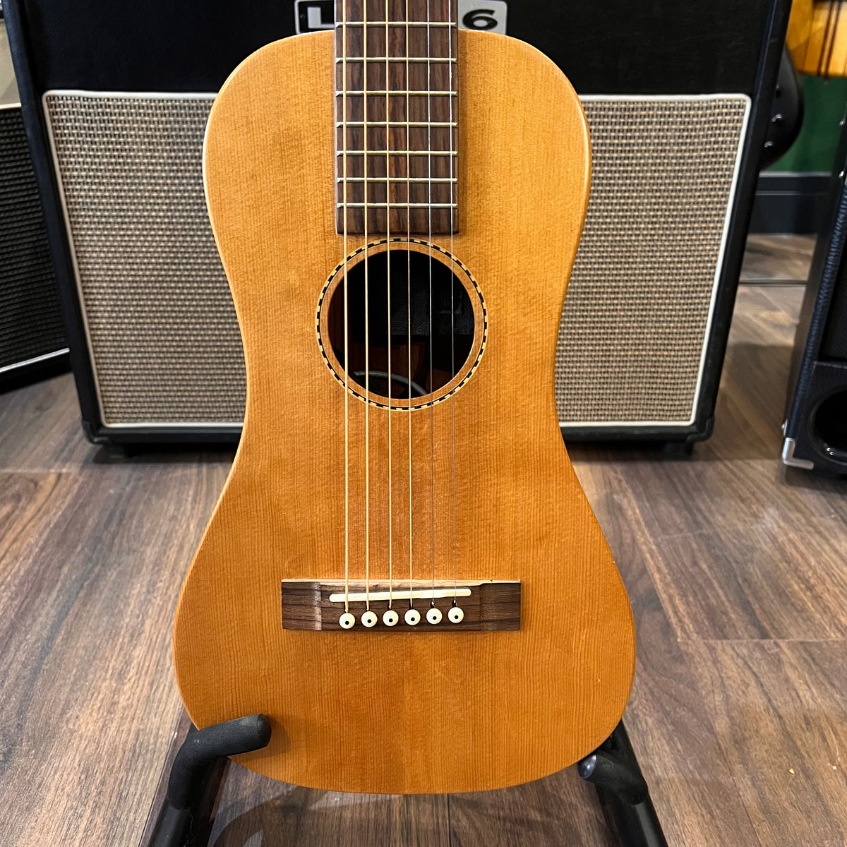 SX TG1 Travel Acoustic Guitar + Fishman Sonitone (Pre-Owned