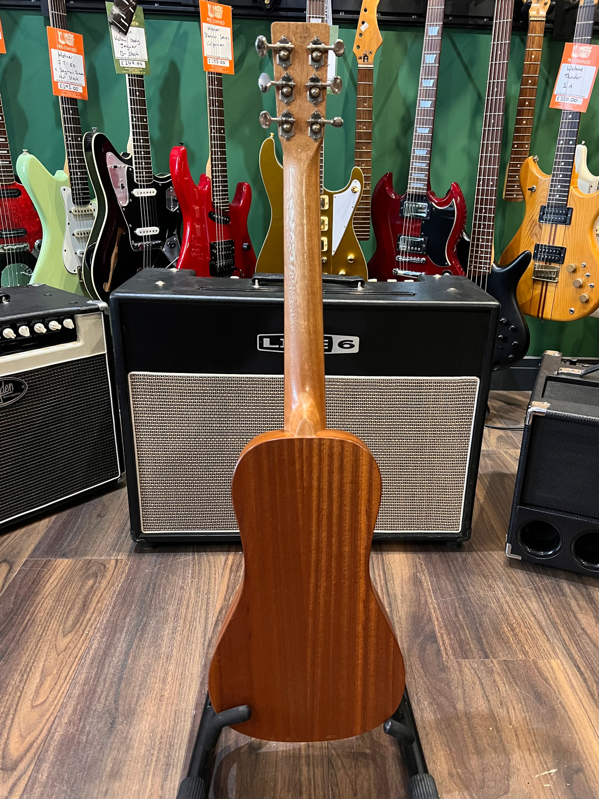 SX TG1 Travel Acoustic Guitar + Fishman Sonitone (Pre-Owned)