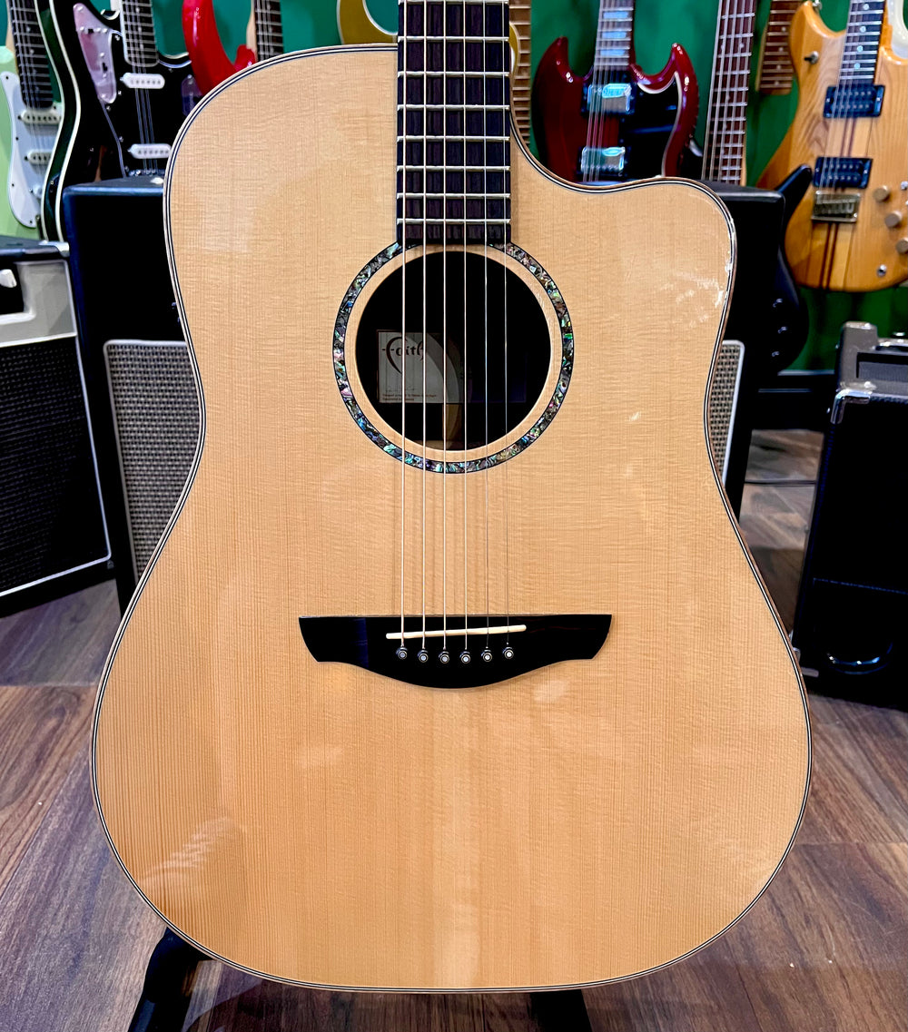 Faith Hi Gloss Saturn Cutaway Electro Acoustic (Pre-Owned)