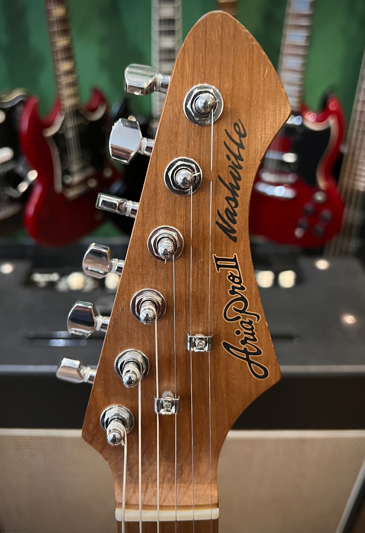 Aria 615 MKII Nashville Telecaster Turquoise Blue (Pre-Owned)