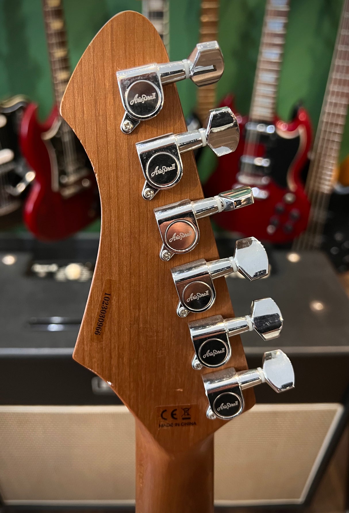 Aria 615 MKII Nashville Telecaster Turquoise Blue (Pre-Owned)