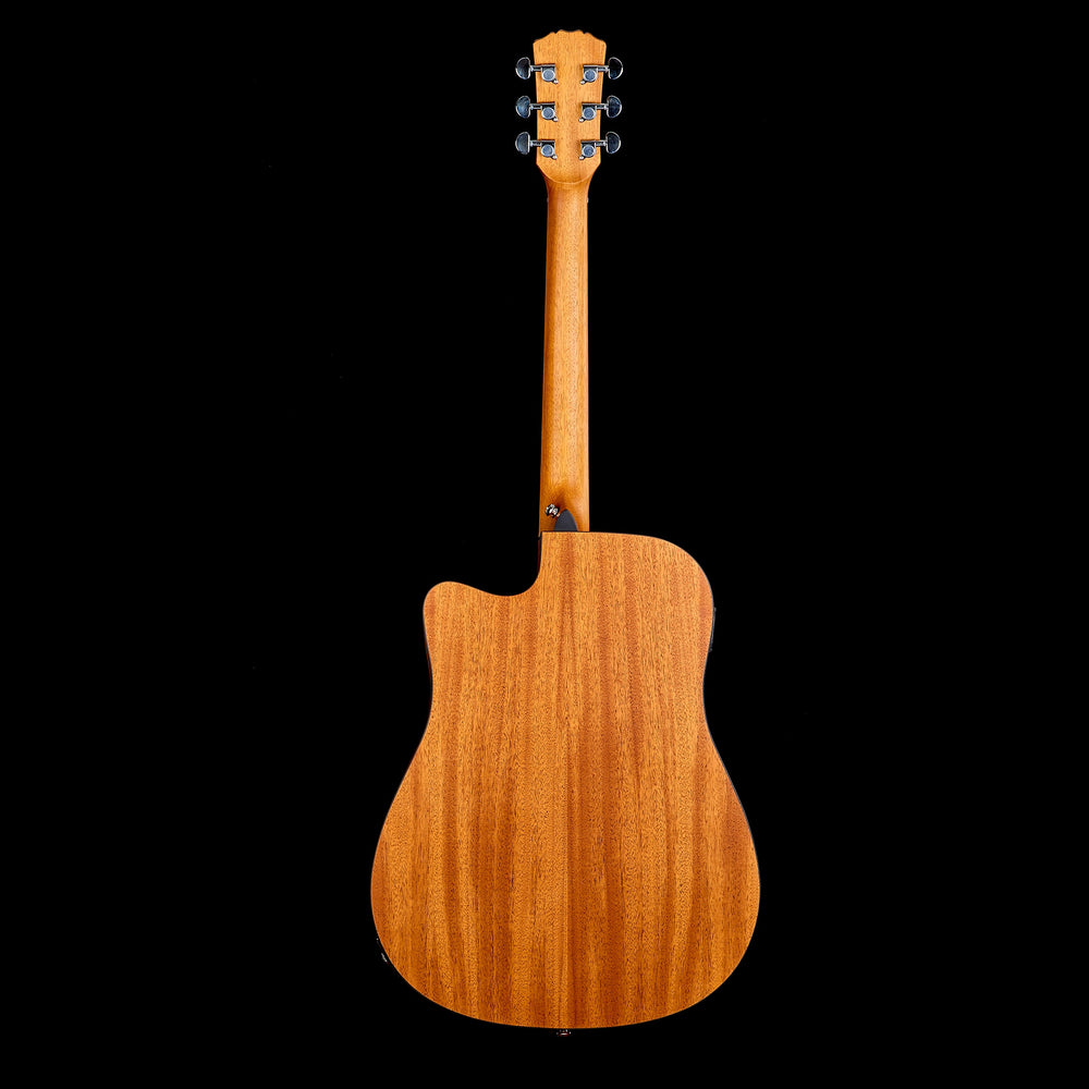 Arrow Guitars Silver Dreadnought Cutaway Electro Acoustic Guitar