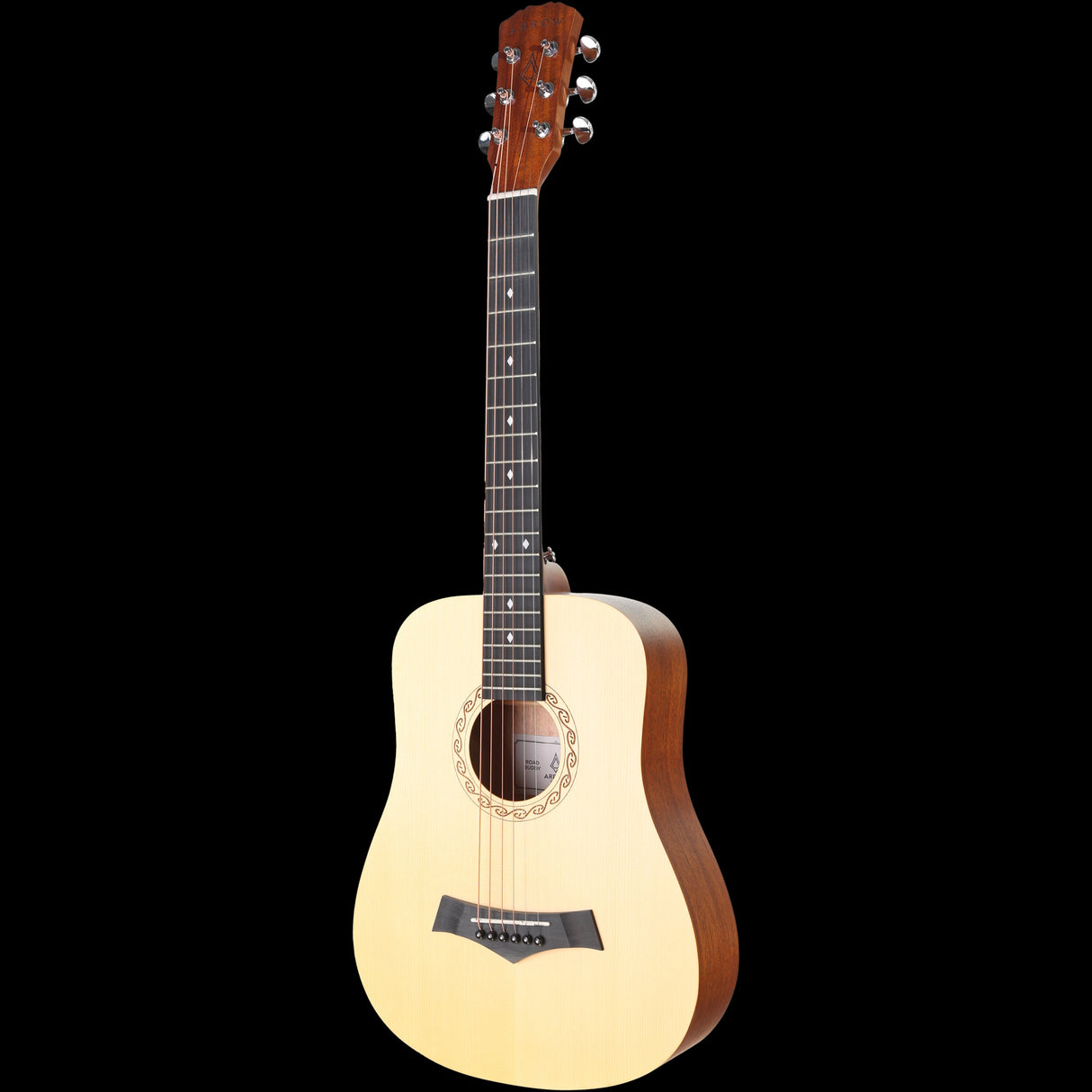 Arrow Guitars Road Buddy Spruce Travel Acoustic Guitar