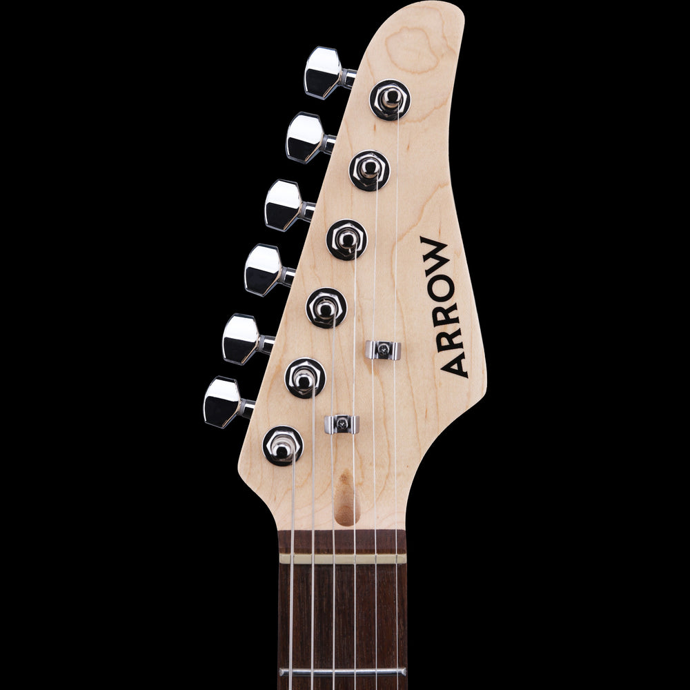 Arrow Guitars Tonecaster 111 Double Cutaway Electric Guitar Bubblegum