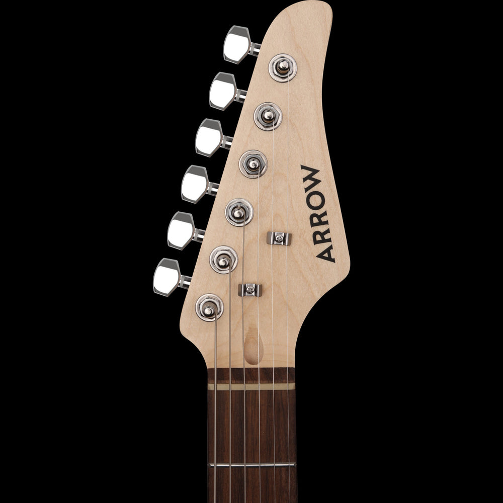 Arrow Guitars Tonecaster 211 Double Cutaway Electric Guitar Abyss Black