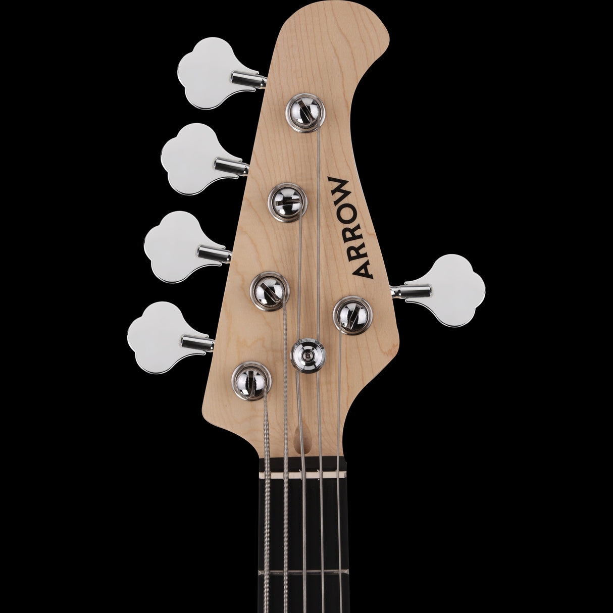 Arrow Guitars Session 5 String Precision Bass Guitar Snow White