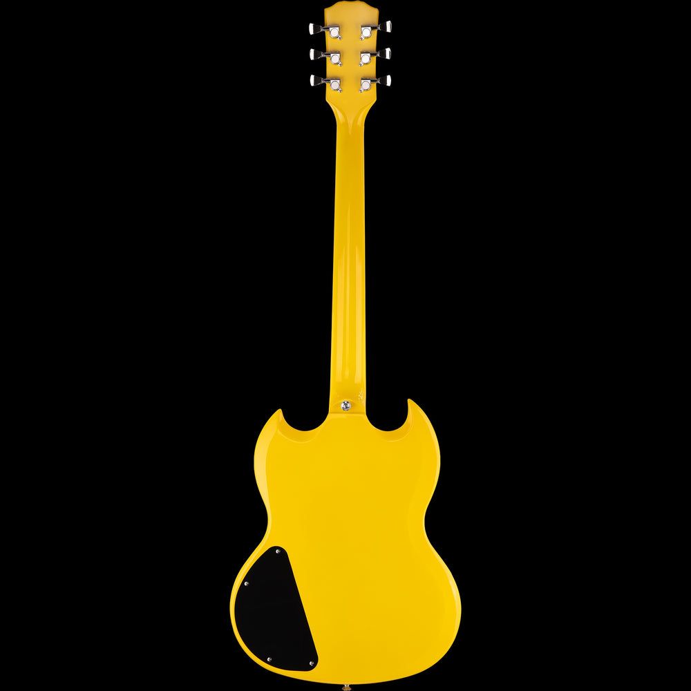 Arrow Guitars Twincut Double Cutaway Electric Guitar Banana Custard Yellow
