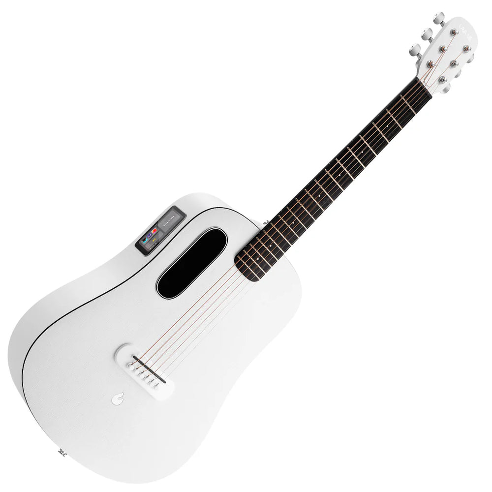 Lava Me Play Smart Electro Acoustic Guitar With Lite Bag Frost White