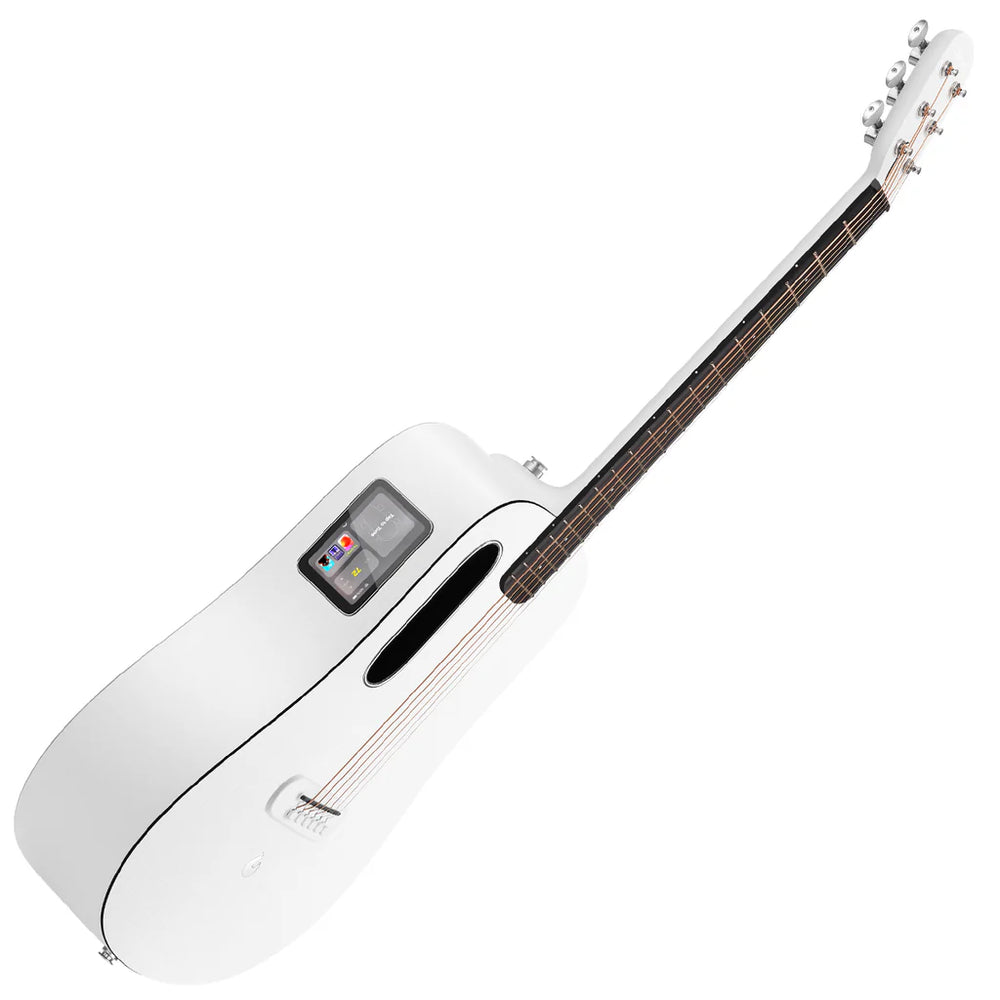 Lava Me Play Smart Electro Acoustic Guitar With Lite Bag Frost White