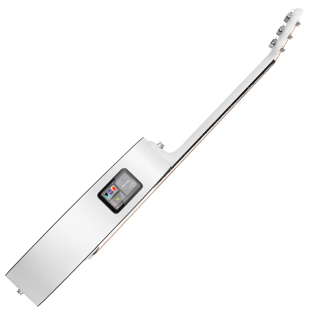 Lava Me Play Smart Electro Acoustic Guitar With Lite Bag Frost White