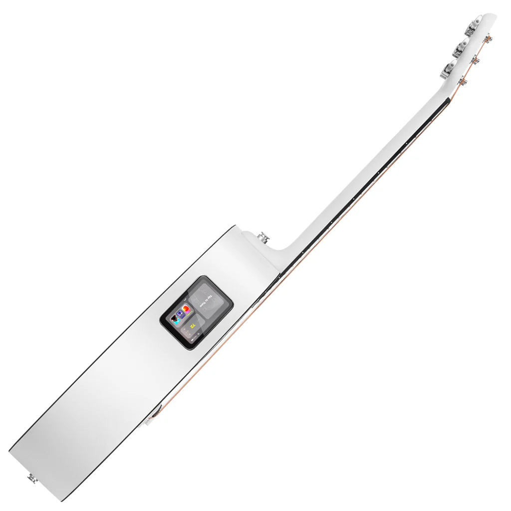 Lava Me Play Smart Electro Acoustic Guitar With Lite Bag Frost White