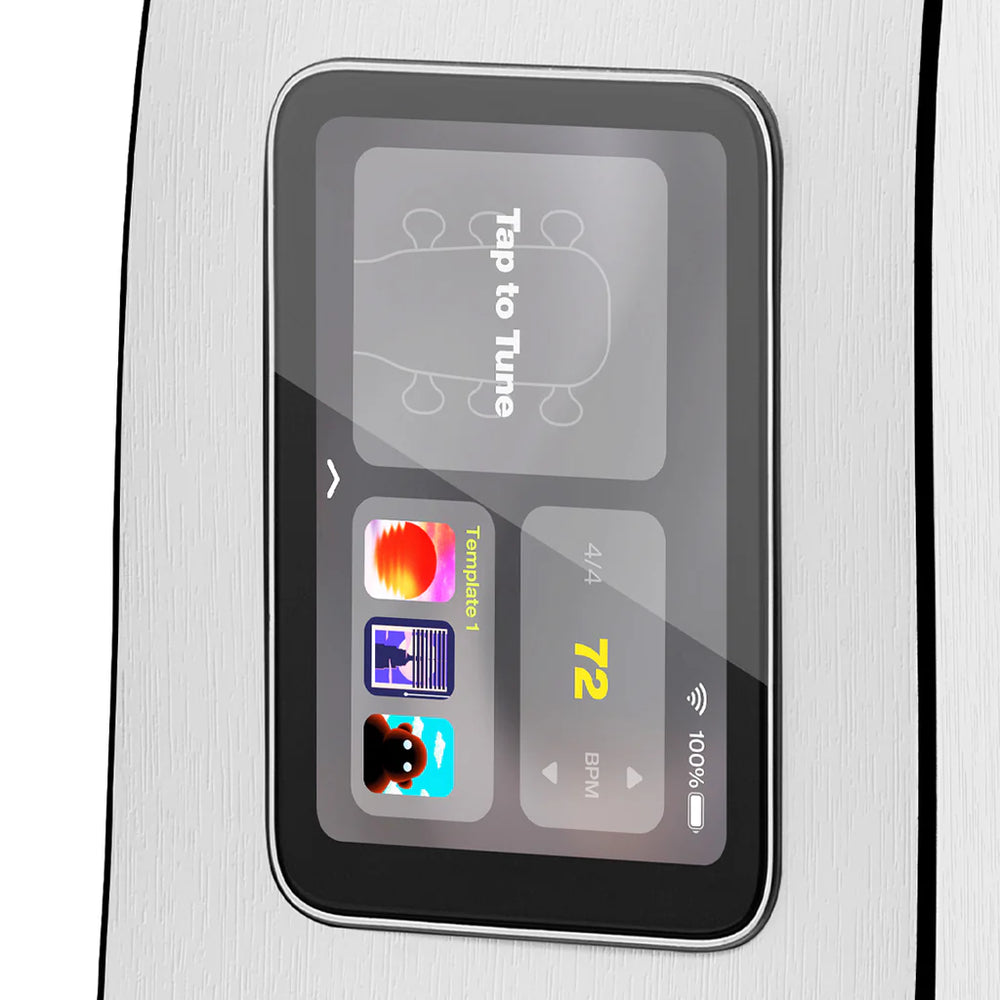 Lava Me Play Smart Electro Acoustic Guitar With Lite Bag Frost White