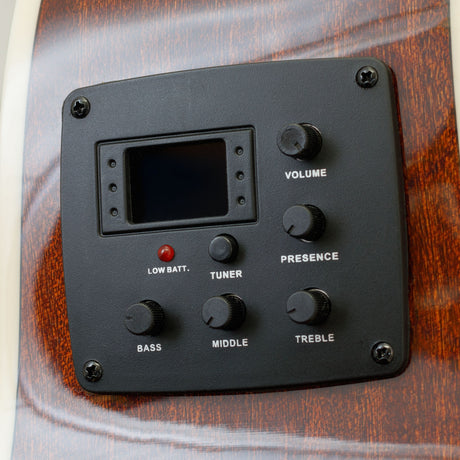 Adam Black O-2CE Electro Acoustic Guitar Brown Sunburst - Music Vault