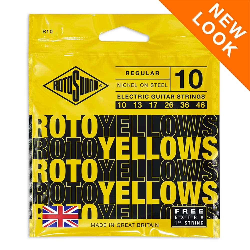 Rotosound Roto Yellows Electric Guitar Strings R10 (10-46)