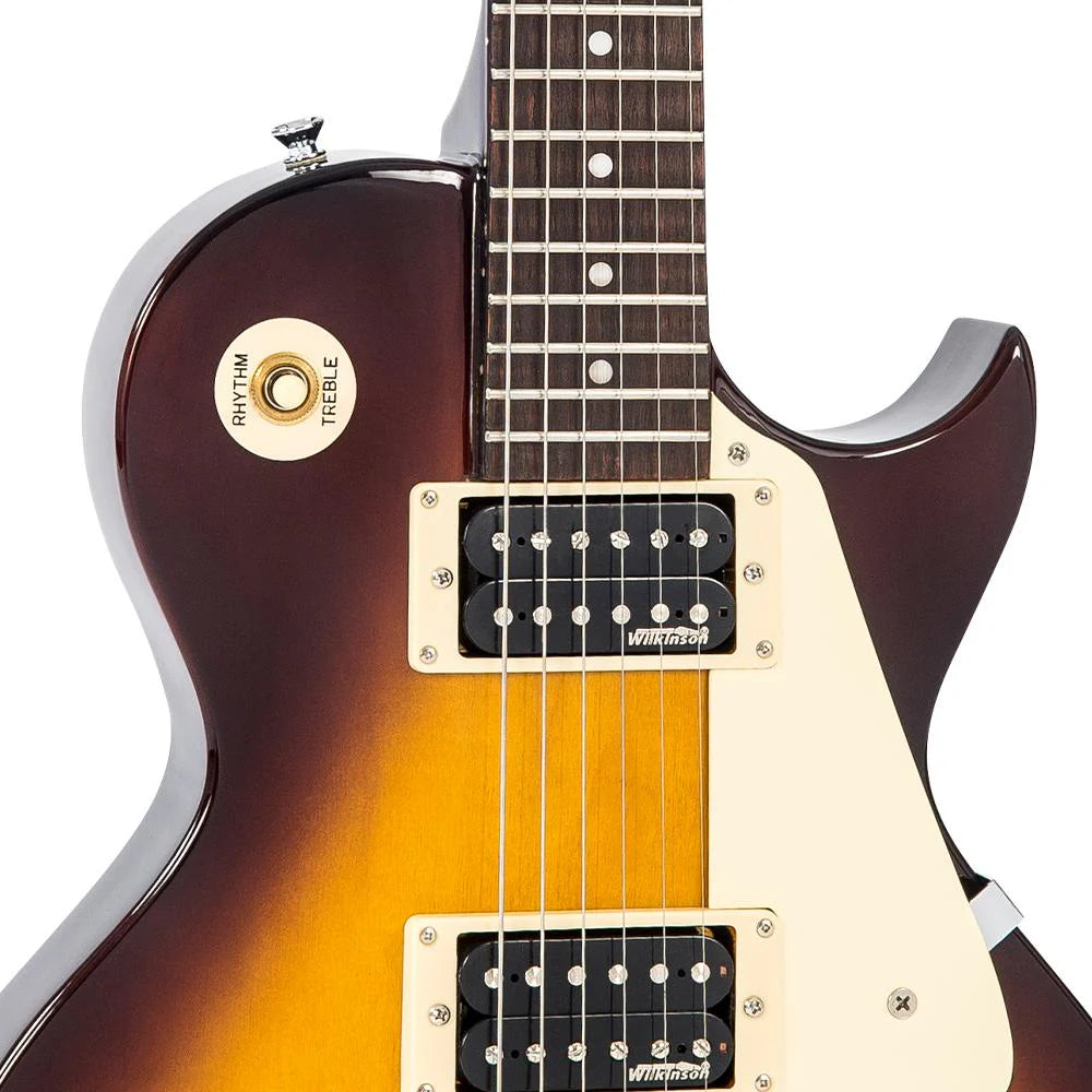 Vintage Reissued Series V100NB Electric Guitar Unbound Tobacco Sunburst - Music Vault