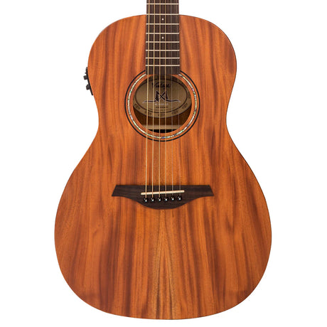 Vintage VE800MH Mahogany Series Parlour Electro Acoustic Guitar - Music Vault