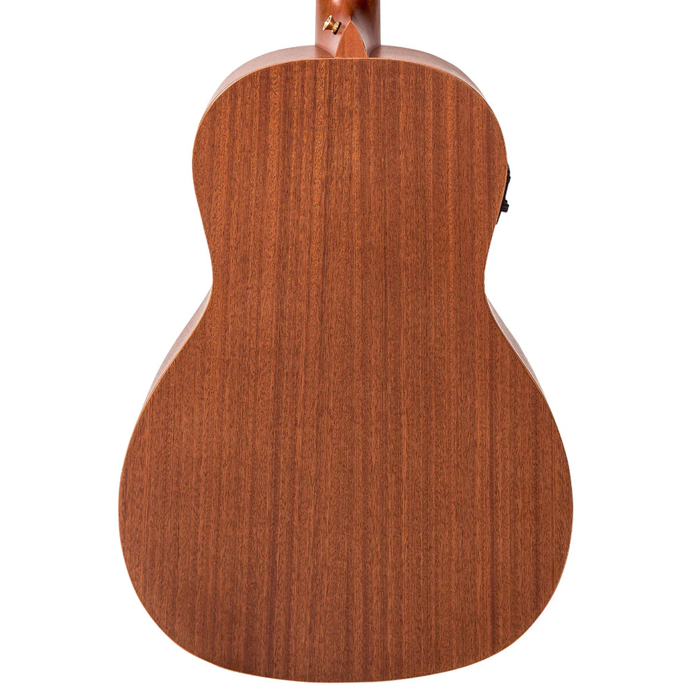 Vintage VE800MH Mahogany Series Parlour Electro Acoustic Guitar - Music Vault