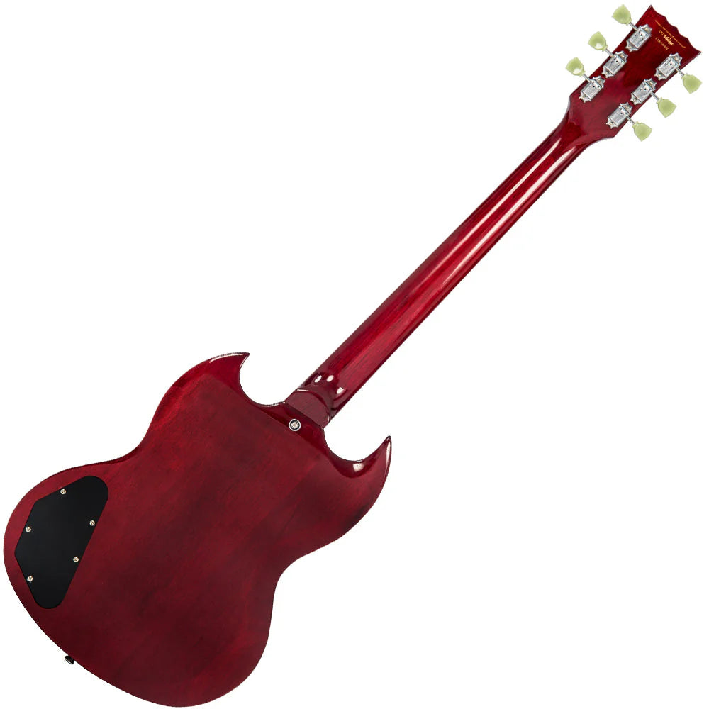 Vintage Reissued Series VS63V With Vintage Style Vibrato Cherry Red - Music Vault