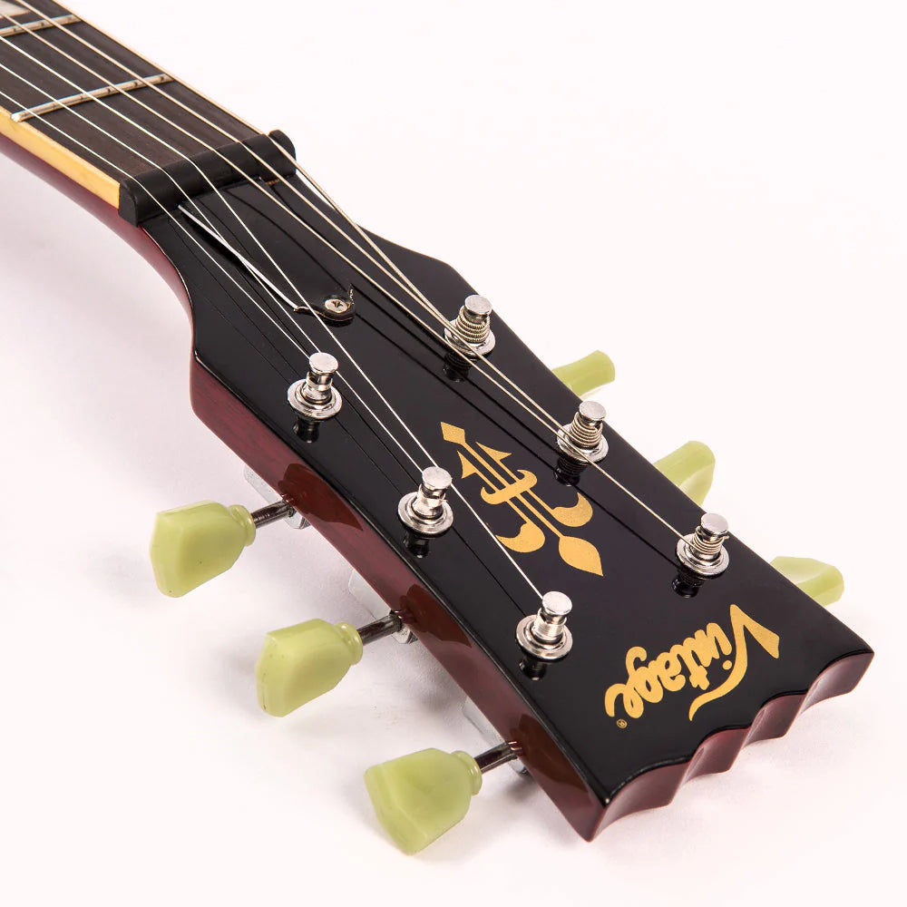 Vintage Reissued Series VS63V With Vintage Style Vibrato Cherry Red - Music Vault