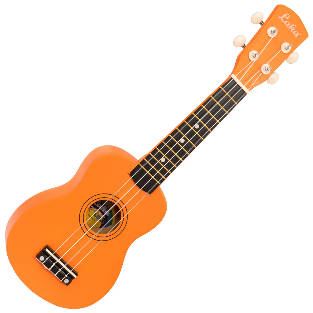 Laka Rainbow Series Soprano Ukulele Orange - Music Vault