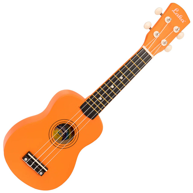 Laka Rainbow Series Soprano Ukulele Orange - Music Vault