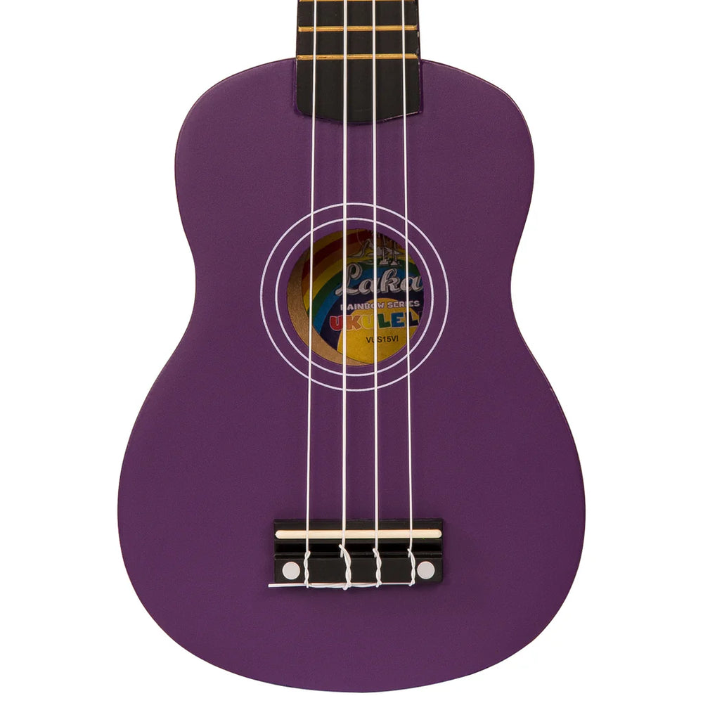 Laka Rainbow Series Soprano Ukulele Violet - Music Vault