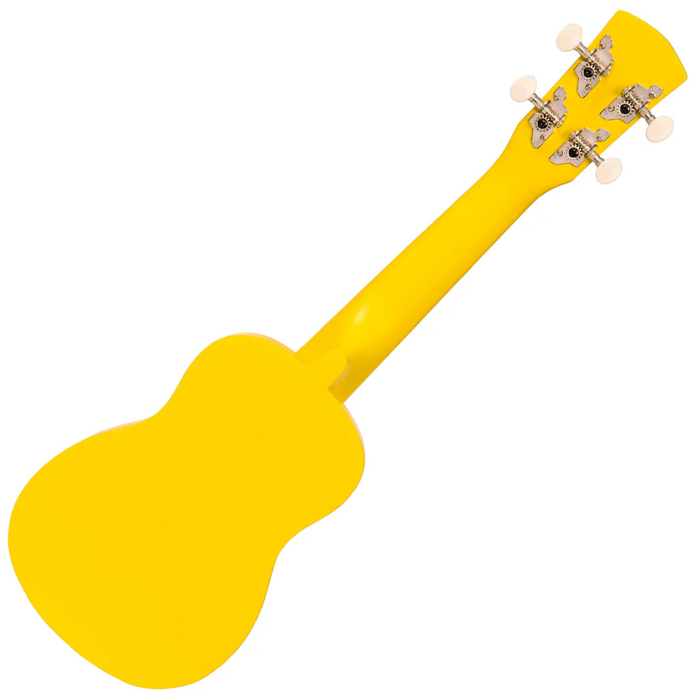 Laka Rainbow Series Soprano Ukulele Yellow - Music Vault