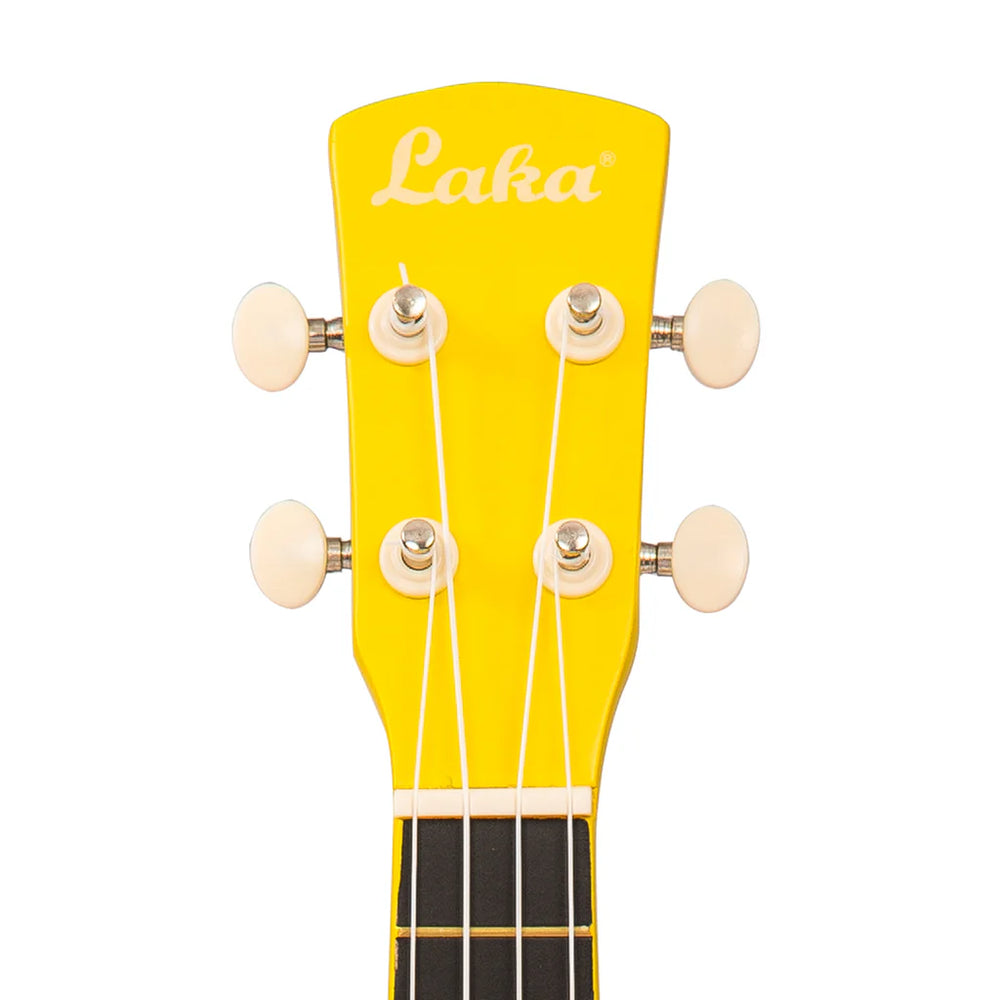 Laka Rainbow Series Soprano Ukulele Yellow - Music Vault