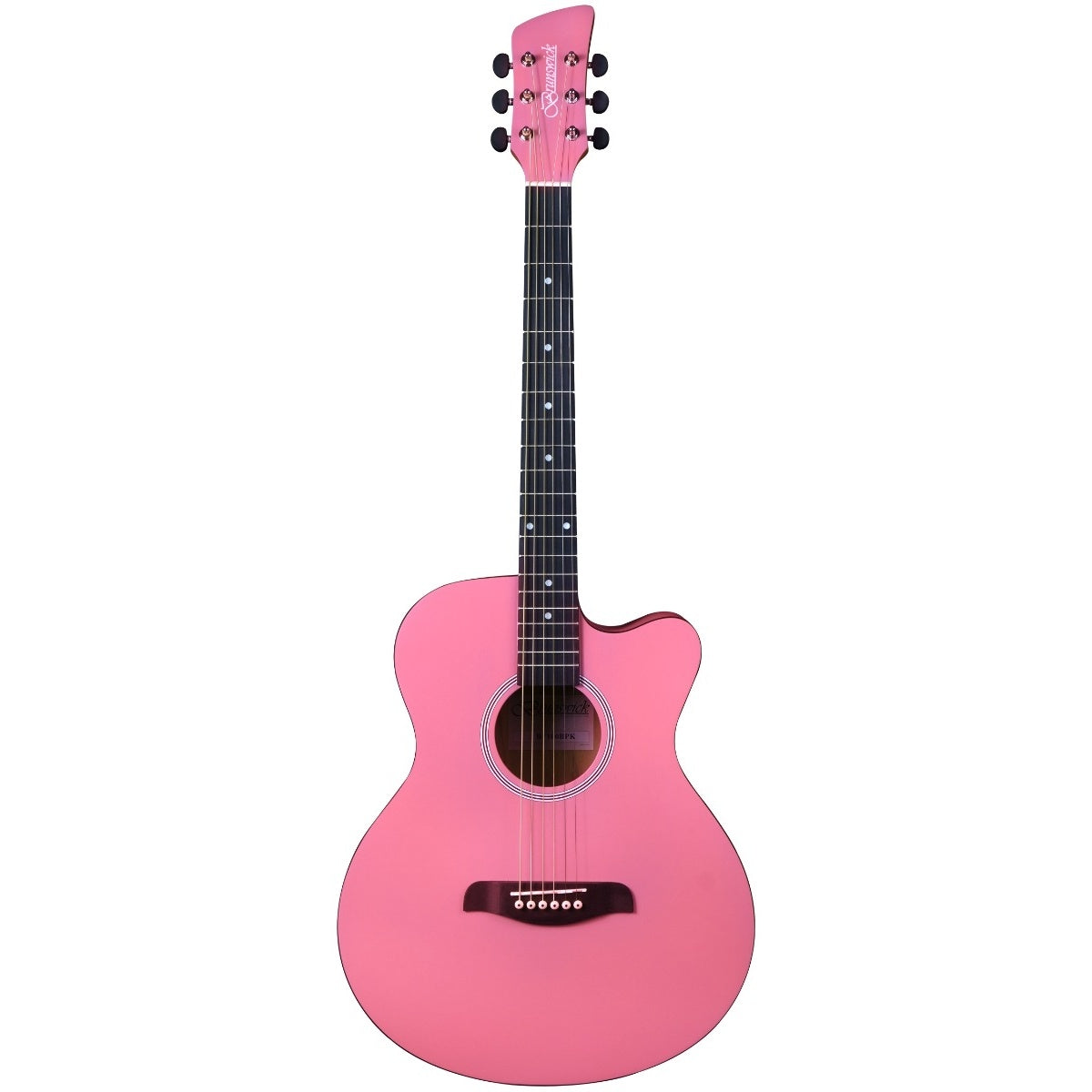 Brunswick BF100 Cutaway Auditorium Acoustic Baby Pink