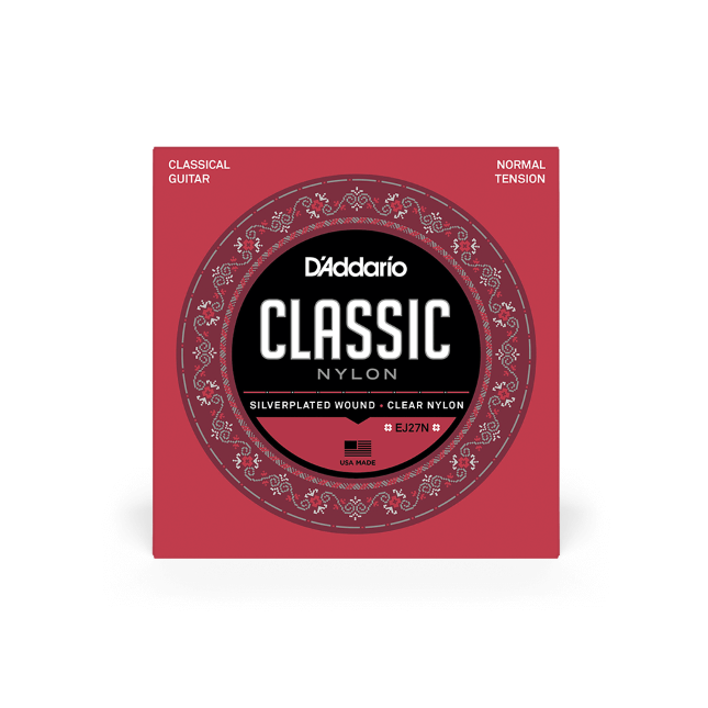 D'Addario Student Classical Acoustic Guitar Strings Normal Tension EJ27N - Music Vault