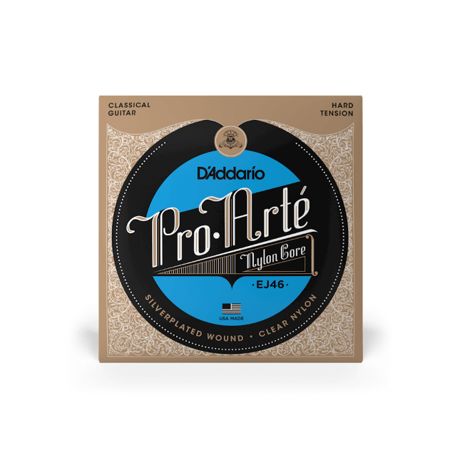 D'Addario Pro Arte Classical Acoustic Guitar Strings Hard Tension EJ46 - Music Vault