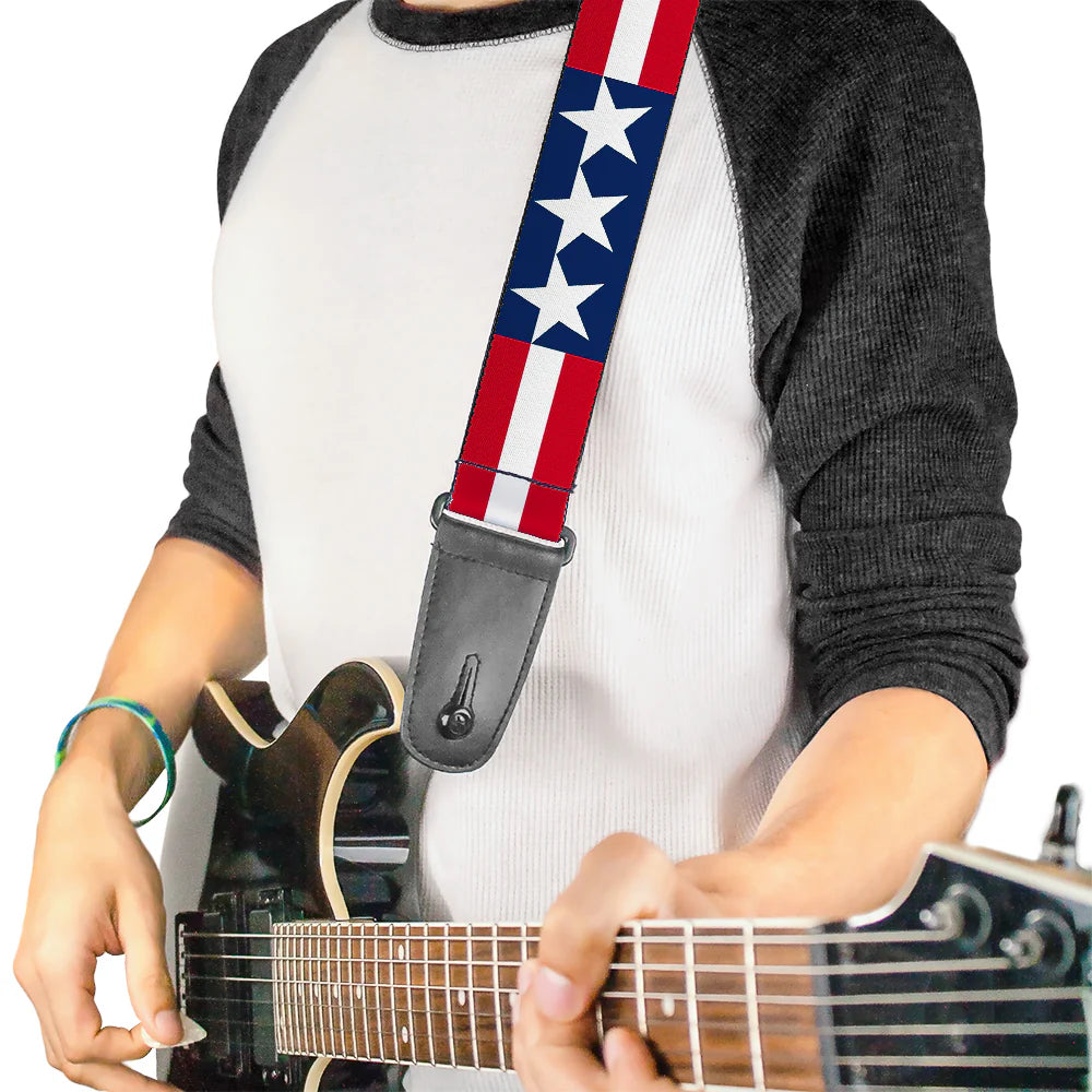 Buckle-Down Guitar Strap Stars & Stripes