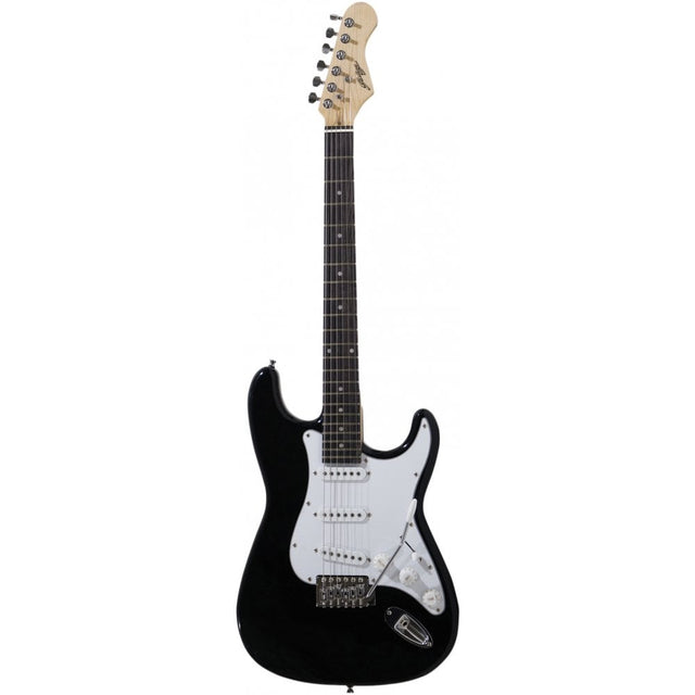 Johnny Brook Full Size Electric Guitar Black - Music Vault
