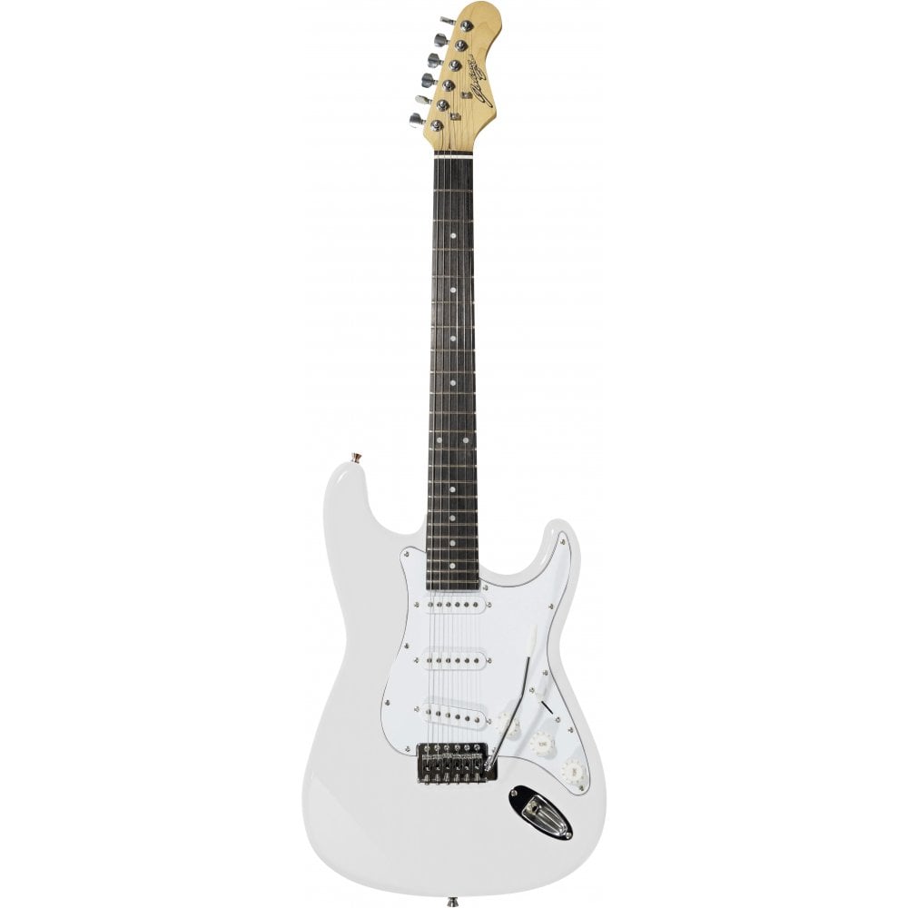 Johnny Brook Full Size Electric Guitar White - Music Vault