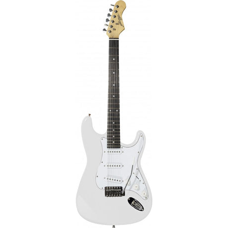 Johnny Brook Full Size Electric Guitar White - Music Vault