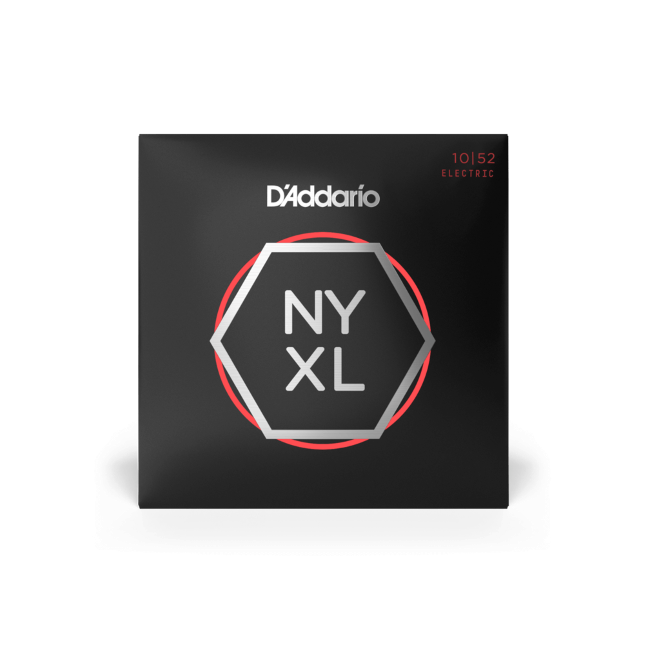 D'Addario NYXL Light Top/Heavy Bottom Electric Guitar Strings 10-52