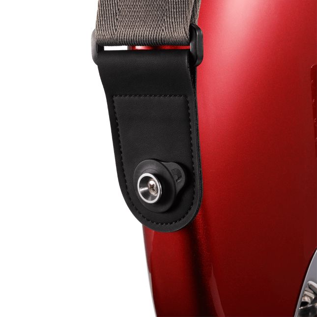 D'Addario Flex Lock Guitar Strap Blocks Black