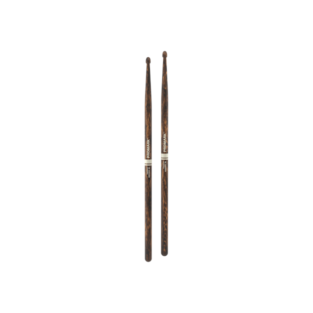 Promark Rebound 2B FireGrain Hickory Drumsticks Acorn Wood Tip