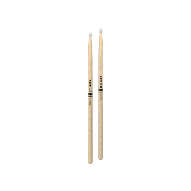 Promark Classic Attack 5B Shira Kashi Oak Drumsticks Oval Nylon Tip