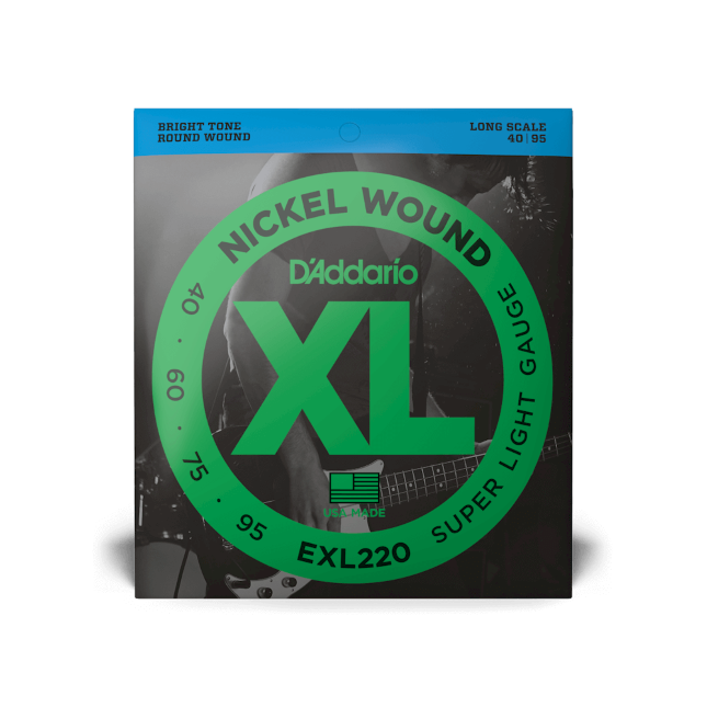 D'Addario XL Super Light Bass Guitar Strings EXL220