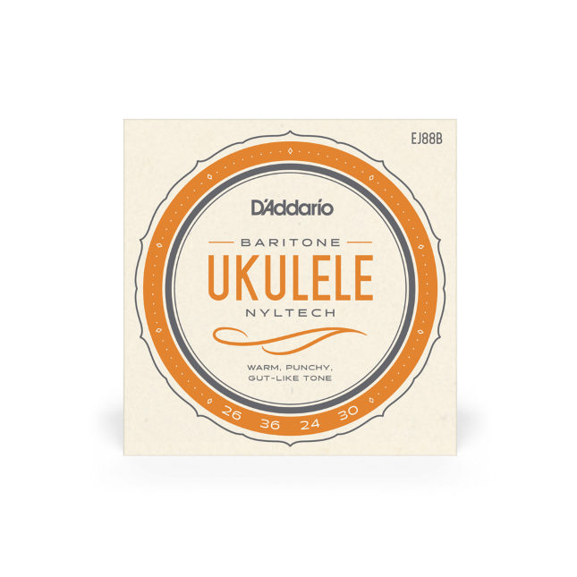 D'Addario Nyltech Baritone Ukulele Strings EJ88B
