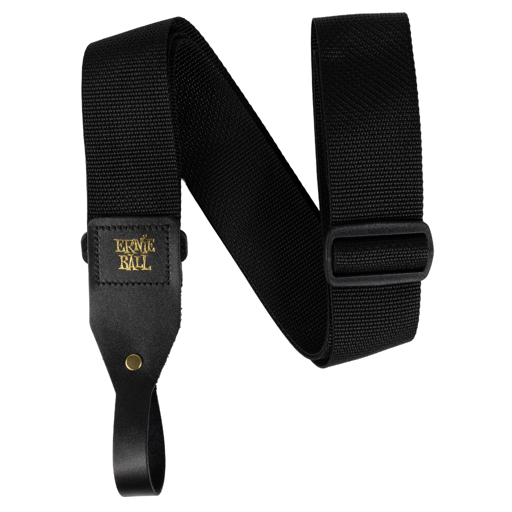 Ernie Ball Polypro Acoustic Guitar Strap Black