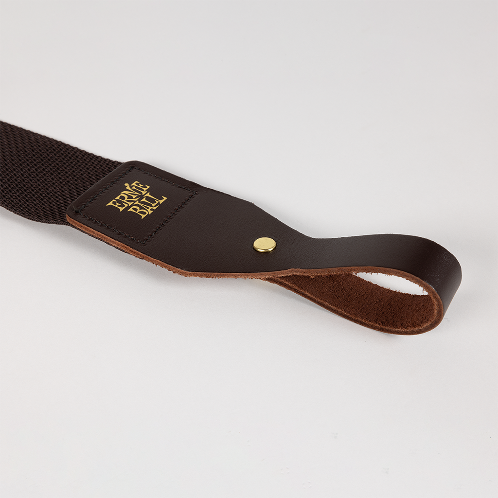 Ernie Ball Polypro Acoustic Guitar Strap Brown