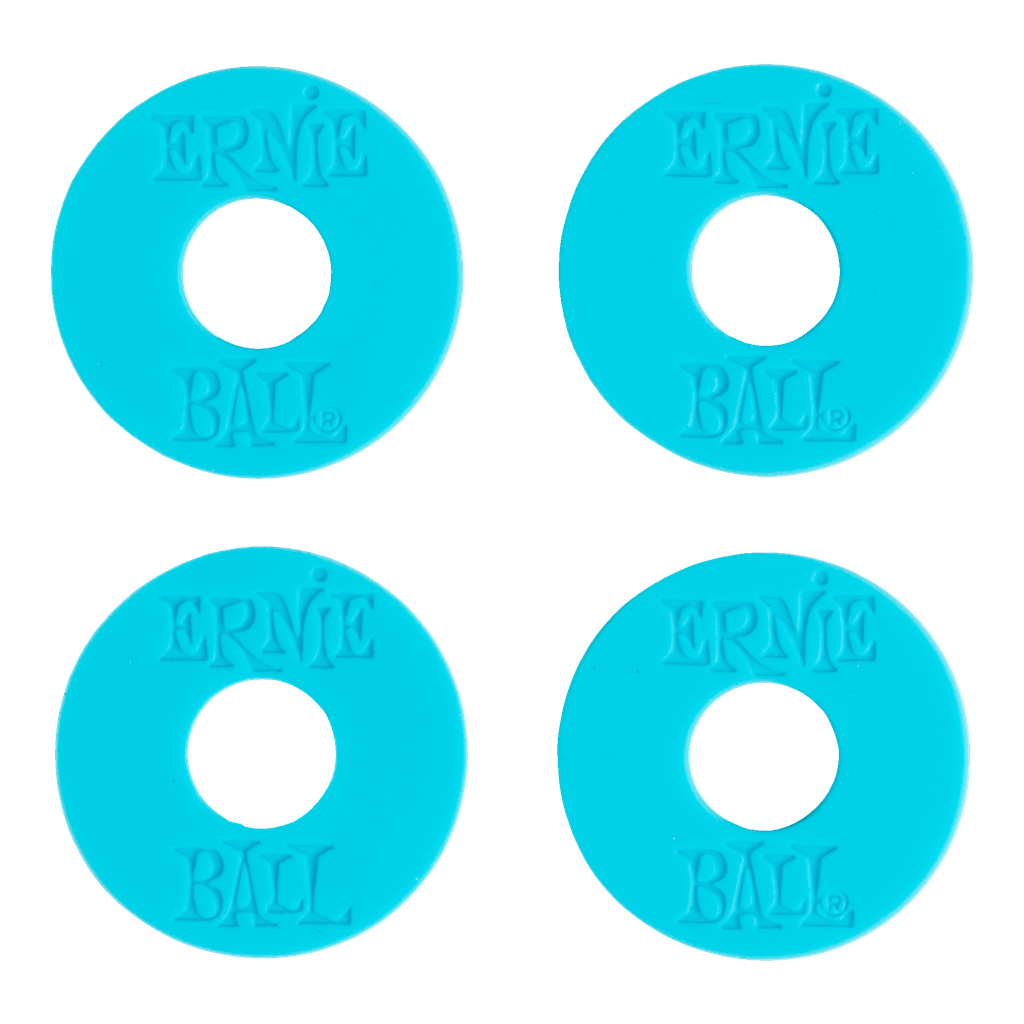 Ernie Ball Strap Blocks 4 Pack Blue