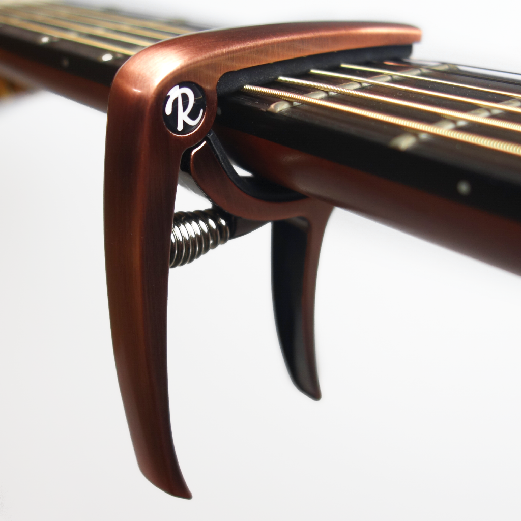 Riff Trigger Capo Electric/Acoustic Guitar Bronze